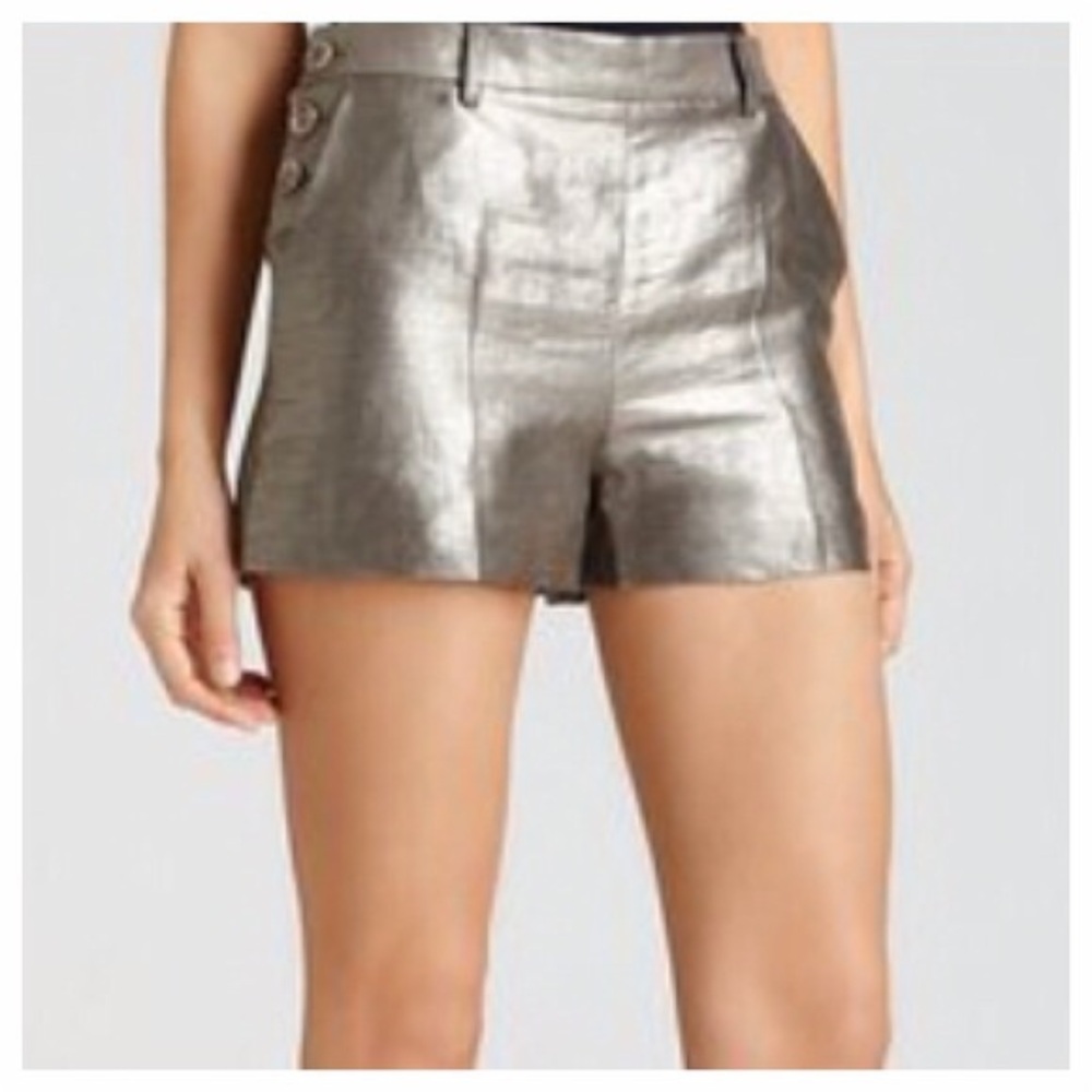 Elizabeth and James Silver Shorts